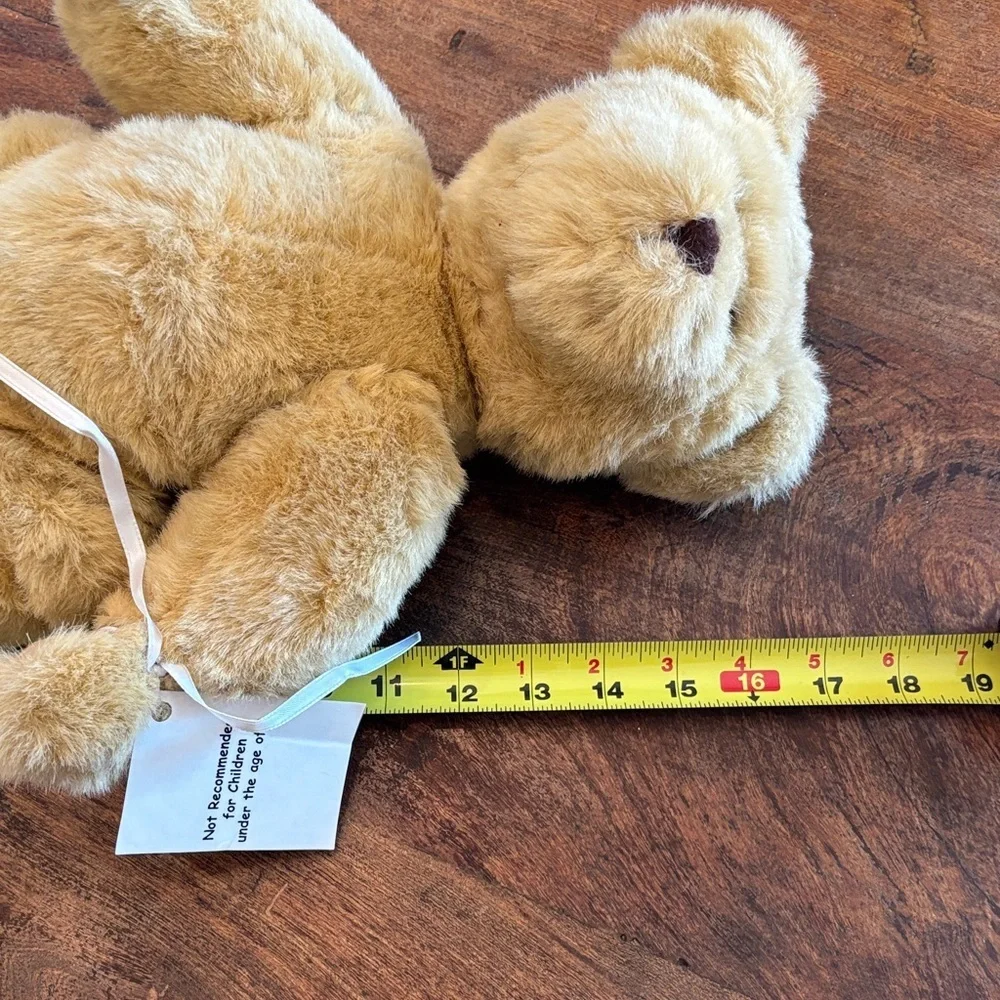 Plush Tan Teddy Bear with movable arms, neck and legs 🧸